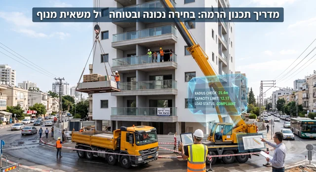 איך לבחור משאית מנוף